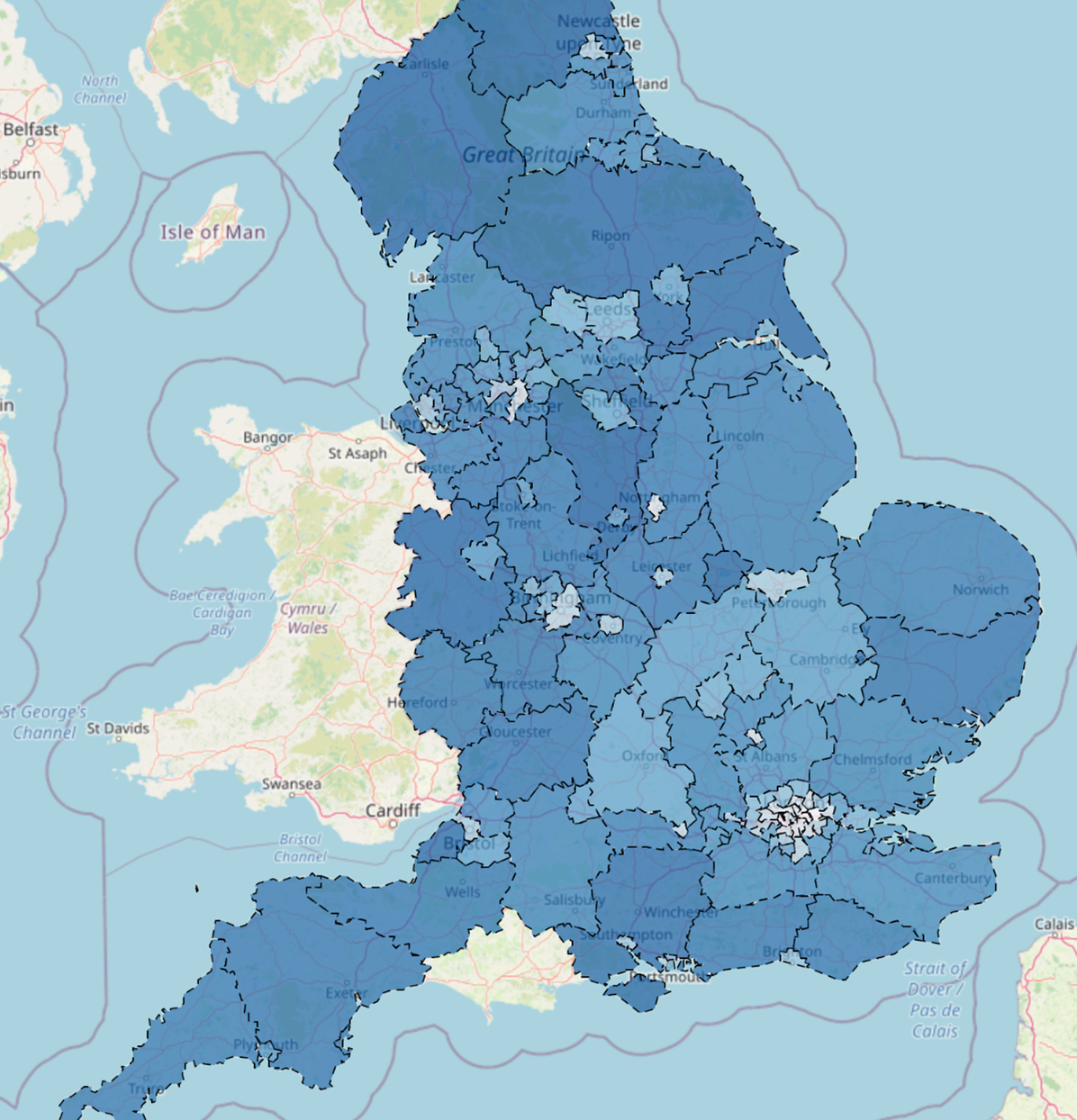 Vac Rates Local Authority